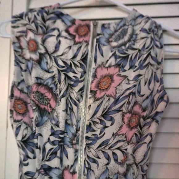 H&M Blue & Pink Flower Pattern Sleeveless Dress - Picture 5 of 5